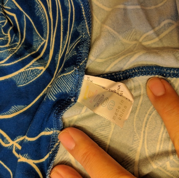 Legging LuLaRoe TC - Neuf Sans étiquette - Motif Roses, Violet, Rose, Bleu, Orange